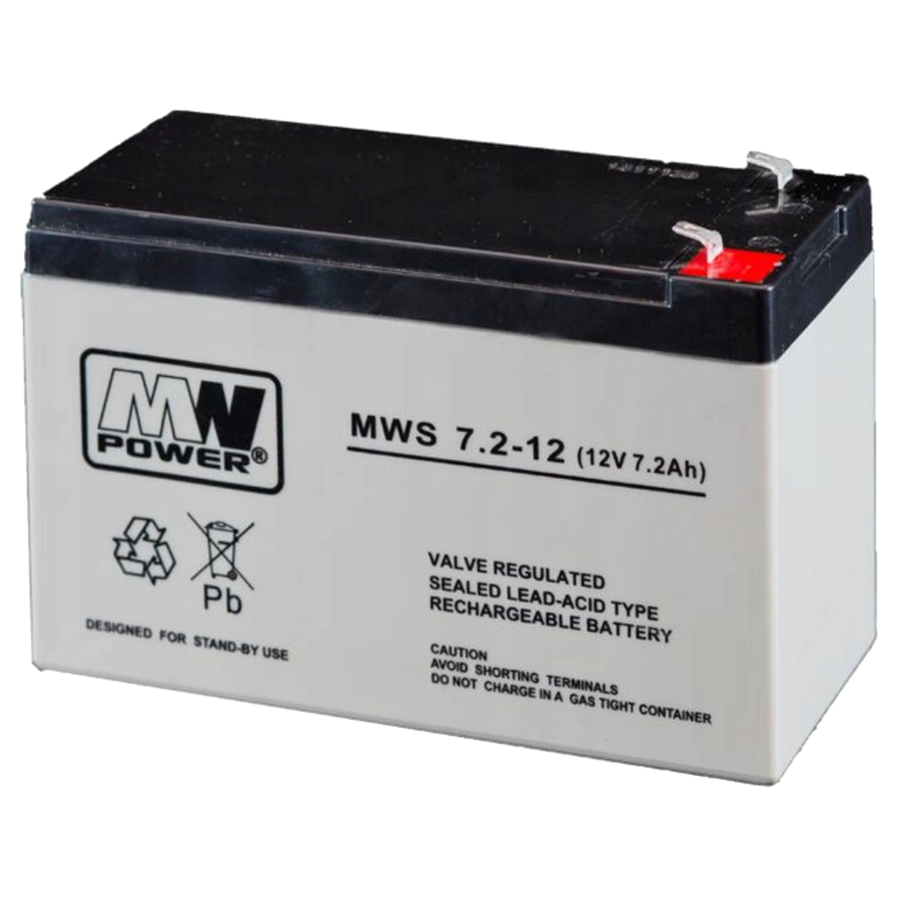 MW Power MWS 7.2-12 (12V 7.2Ah) AGM