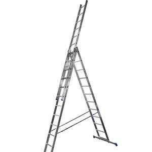 трехсекционная лестница 3х12 ступеней TRIOMAX VIRASTAR