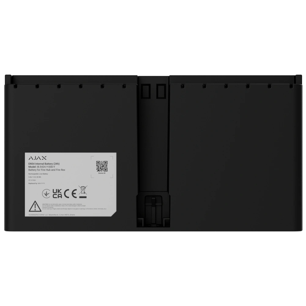 Ajax EN54 Internal Battery (24h) black для Fire Hub і Fire Rex