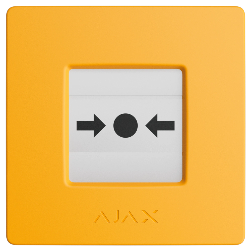 Ajax Manual Call Point (Yellow) ручной беспроводной