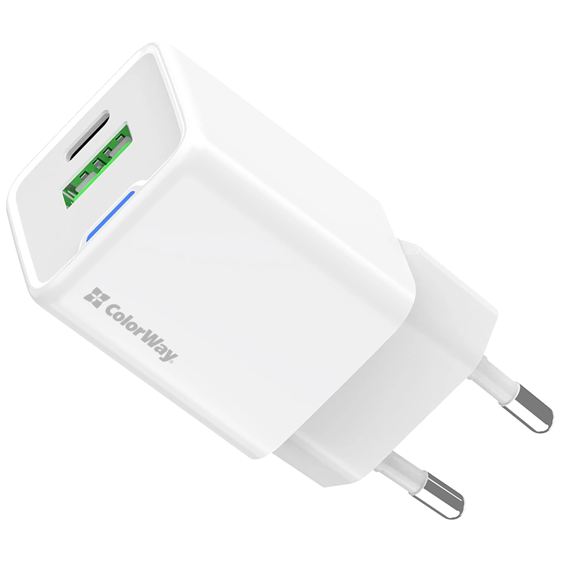 Colorway GaN Mini 20W PD (Type-C PD + USB QC4.0)