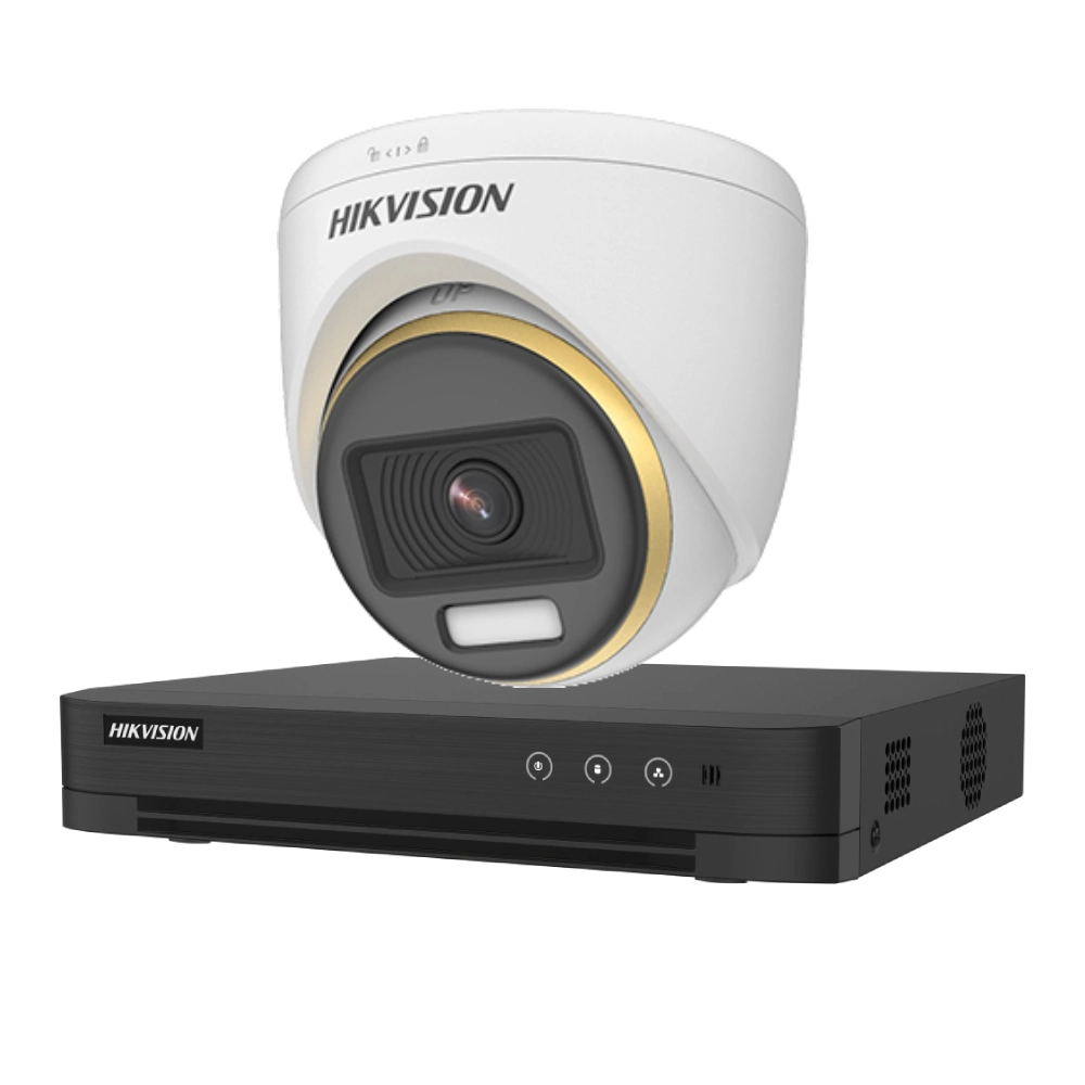 iDS-7204HUHI-M1/T + DS-2CE70DF3T-PF