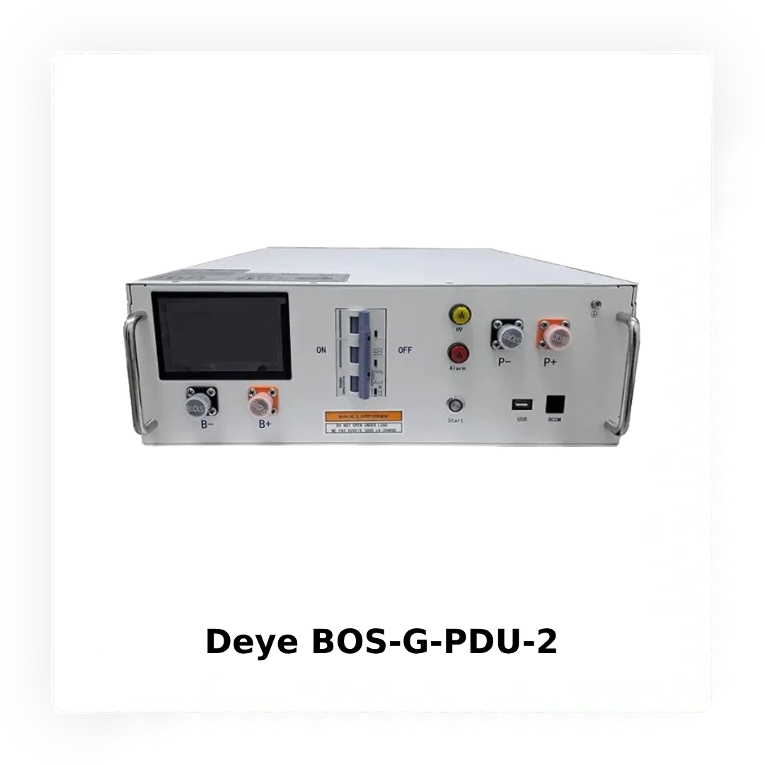 Deye BOS-G Pro: новий рівень високовольтних акумуляторних рішень