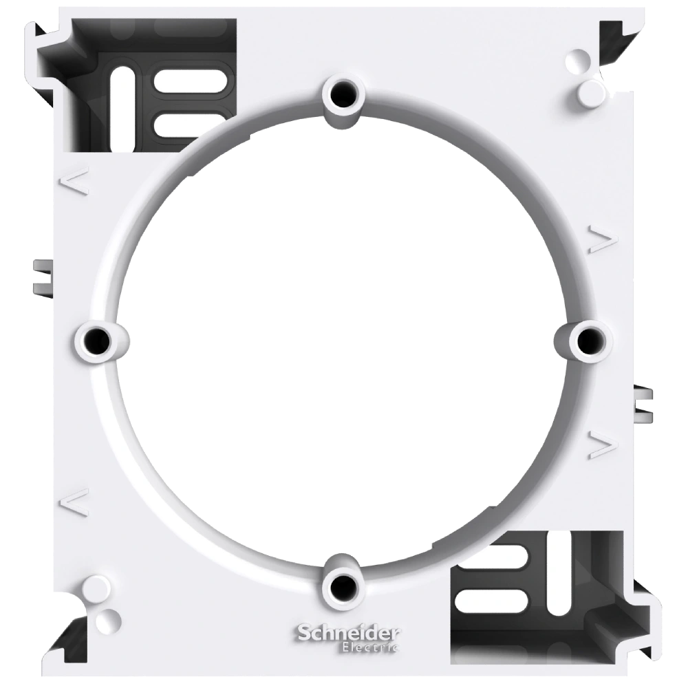 Коробка для зовнішнього монтажу 1-постова біла