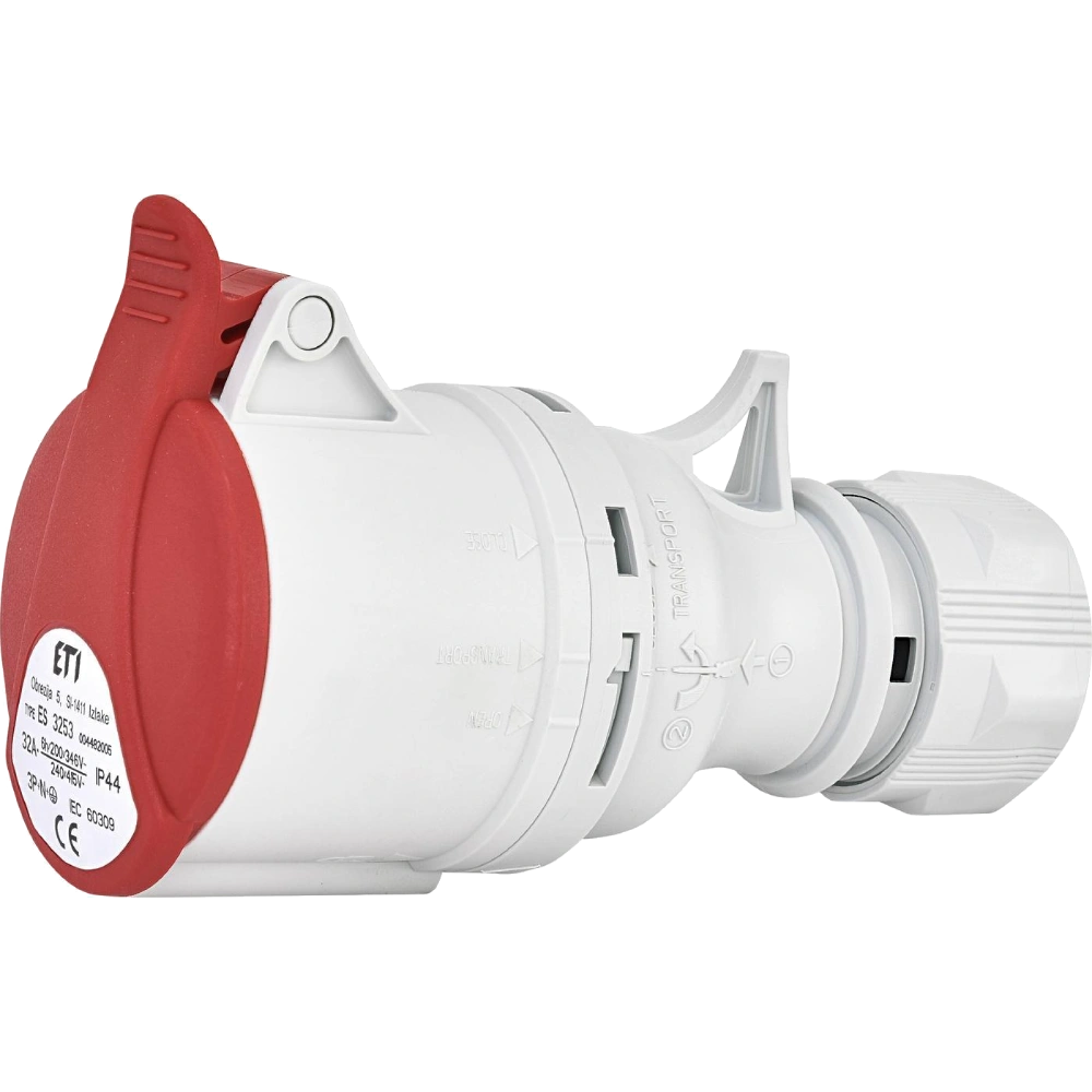 ЕТІ ES-3253 IP44 32A 400V 3P+N+PE