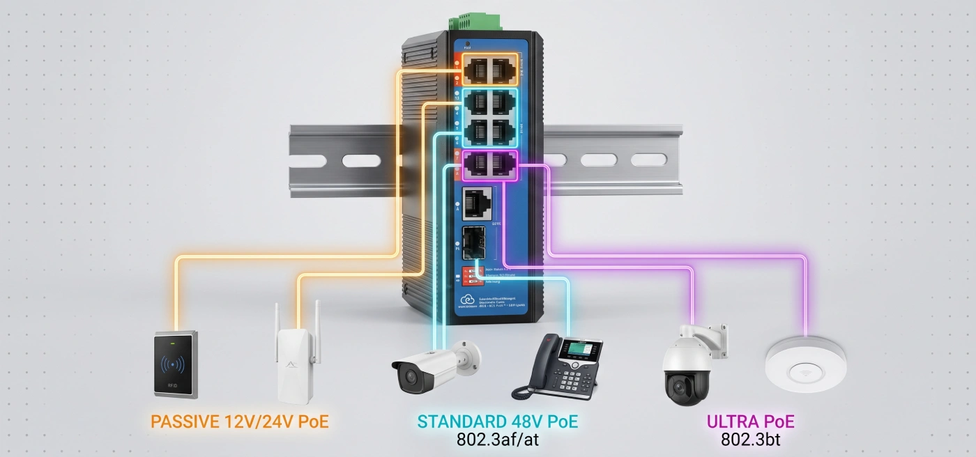 Ewind EW-EPIS3910SH-8GE: 3 типи PoE та AI Watchdog