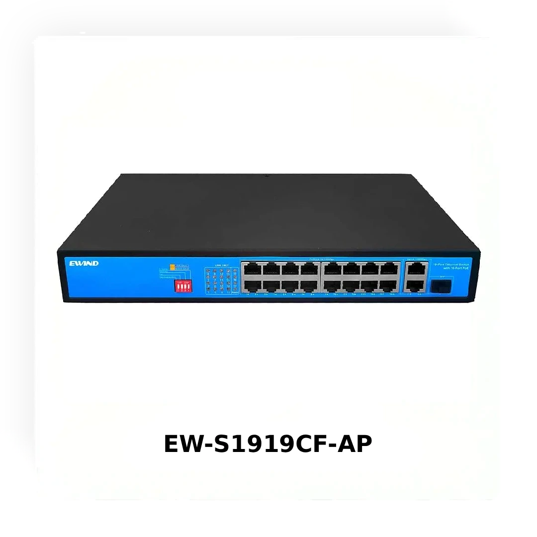 Готові PoE-рішення для CCTV-проєктів будь-якого масштабу від Ewind