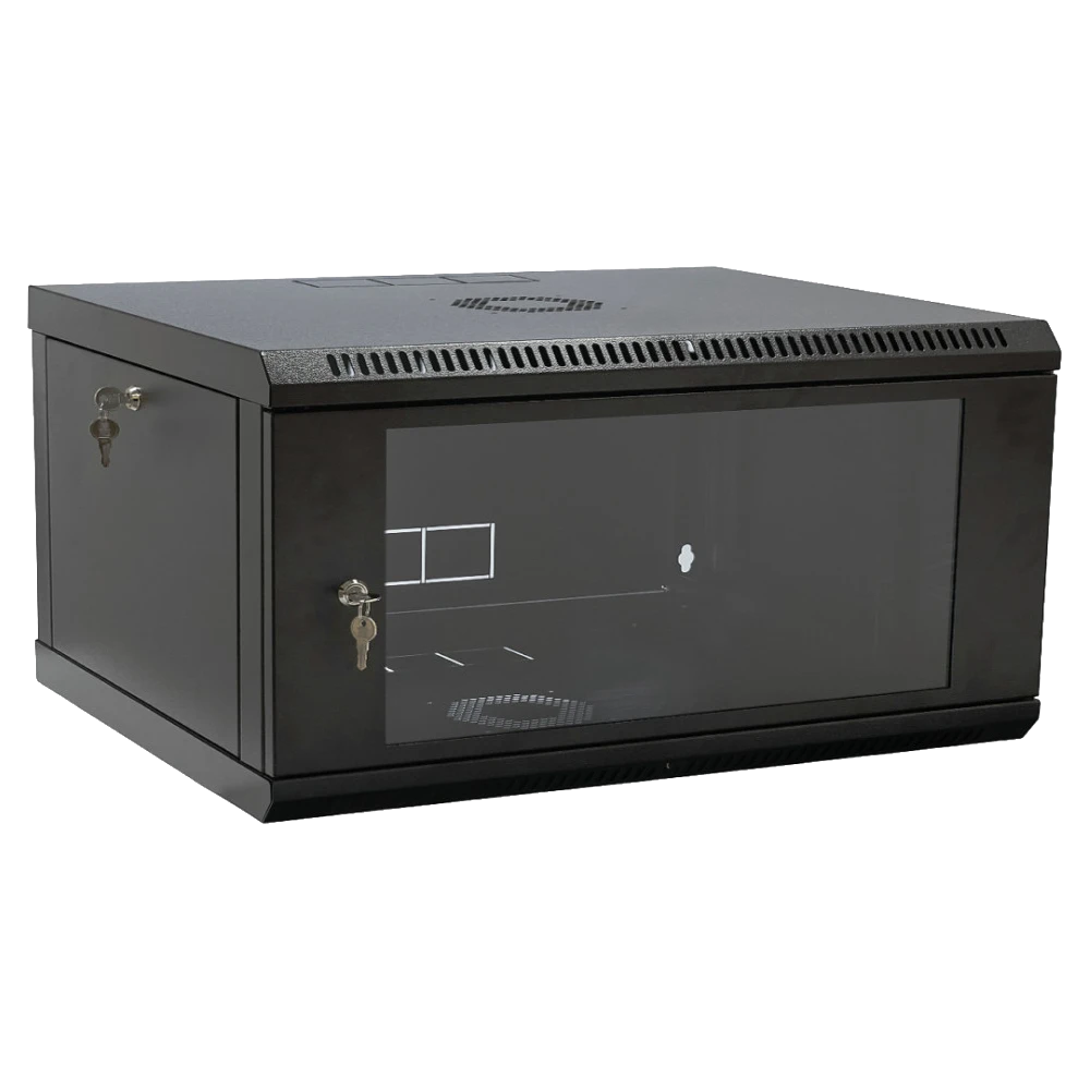 19" 4U 600x400x284мм акрилове скло, чорна