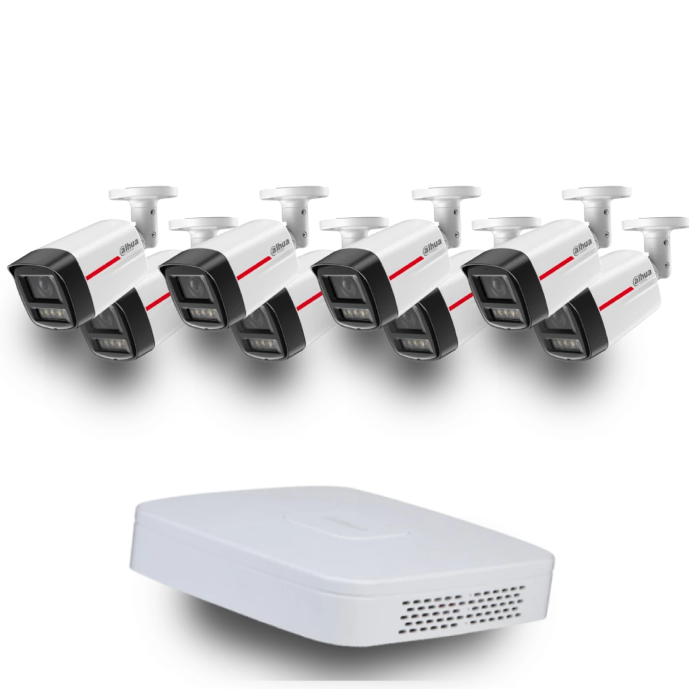 (8х DH-IPC-HFW2449TL-S-PRO +1 х NVR2108-I2)
