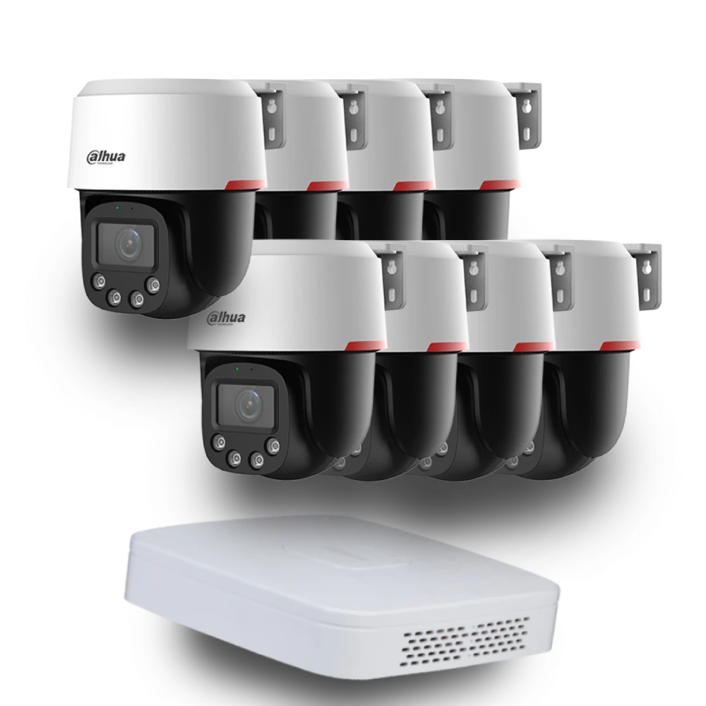 (8х DH-SD2C400NA-B-PV-PRO +1 х NVR2108-I2)