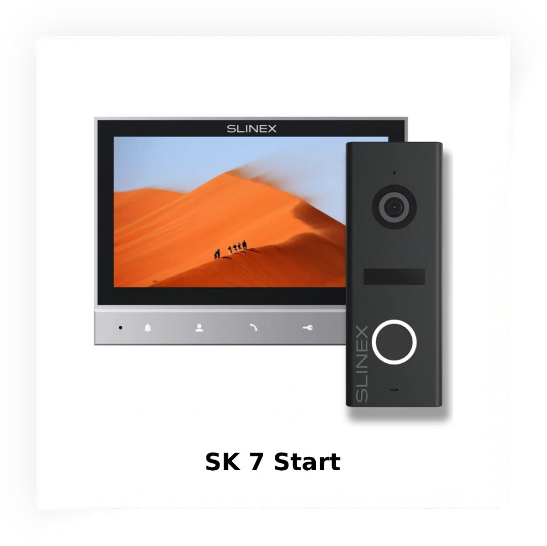 Slinex SK 7 Start vs Slinex SK 7 Cloud: який комплект відеодомофонії обрати?