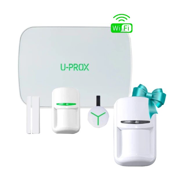 U-Prox MPX G kit White + U-Prox PIR White в подарунок