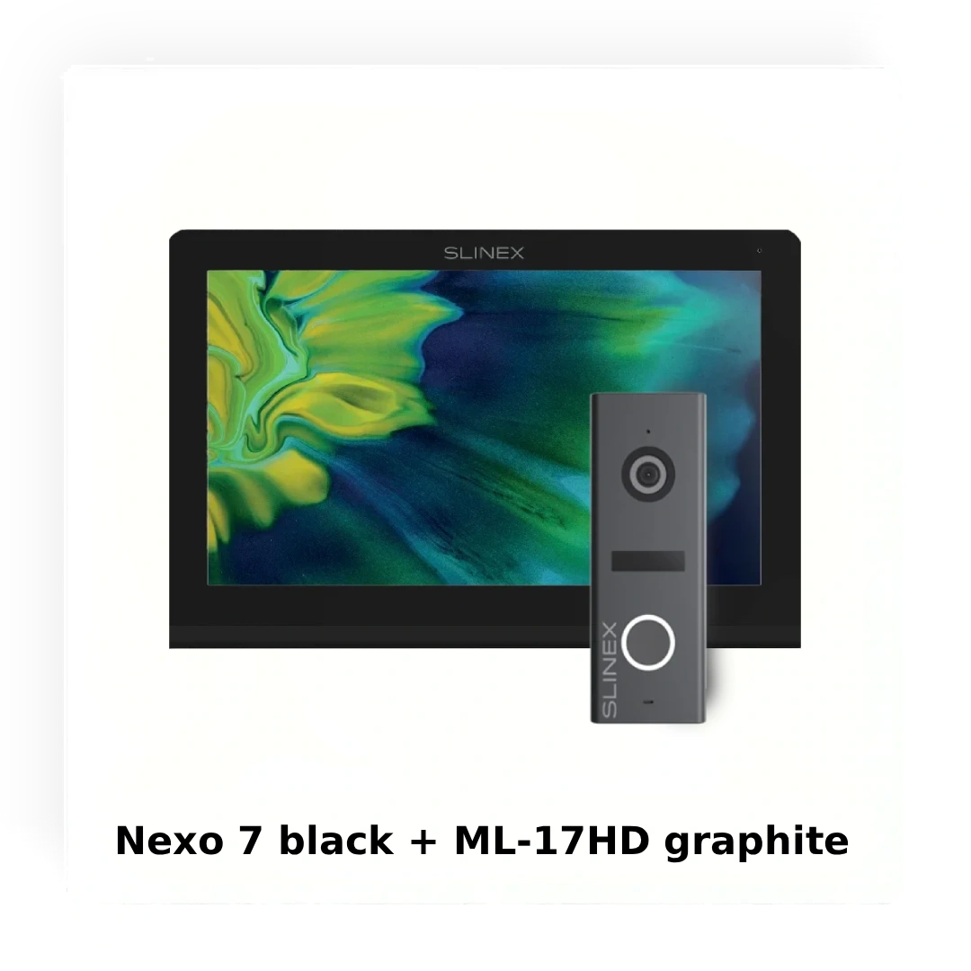 Slinex Nexo &mdash; готове домофонне рішення з IPS-екраном та Smart-функціями
