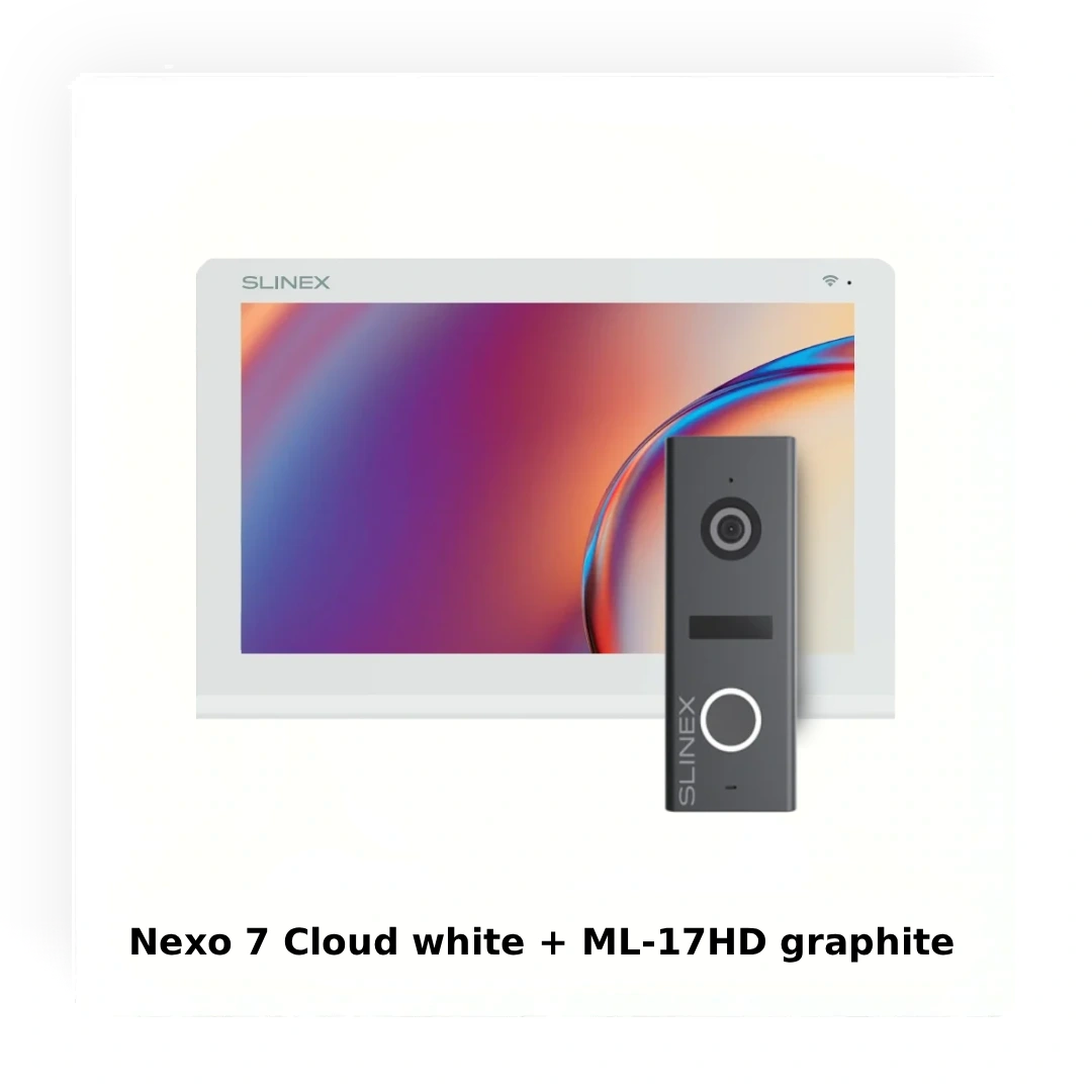 Slinex Nexo &mdash; готове домофонне рішення з IPS-екраном та Smart-функціями