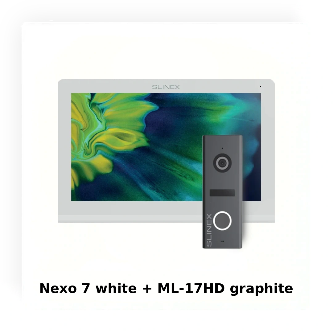 Slinex Nexo &mdash; готове домофонне рішення з IPS-екраном та Smart-функціями