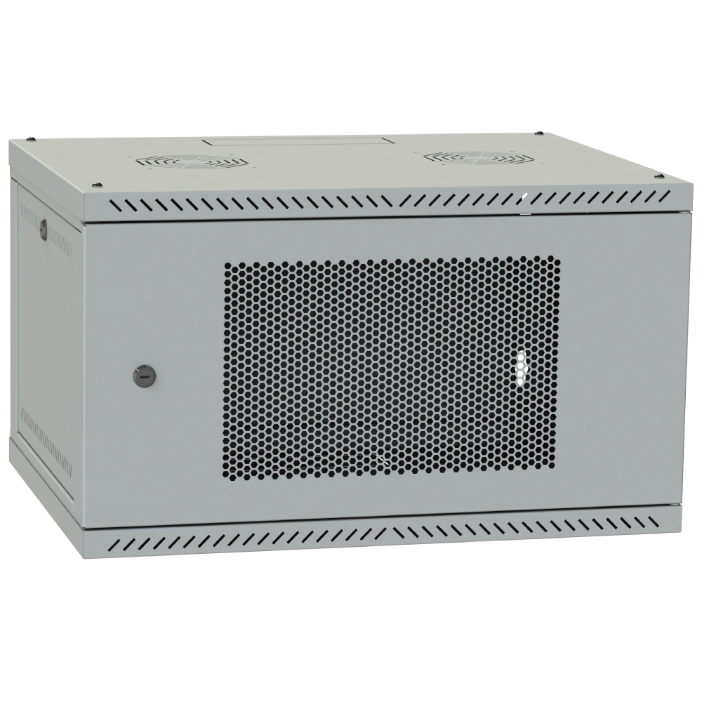 IPCOM 4U 600x350 дверь перфорация (серая)