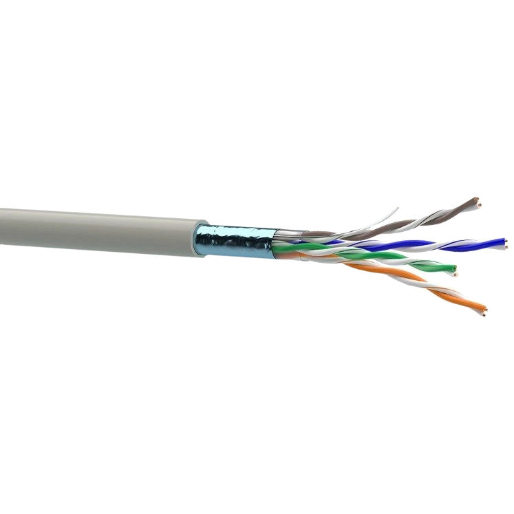 Кабель (FTP безгалогенний LSOH) бухта 305м OK-NET КПВонг-HFЭ-ВП (200) 4*2*0,51 (F/UTP-cat.5E LSOH)