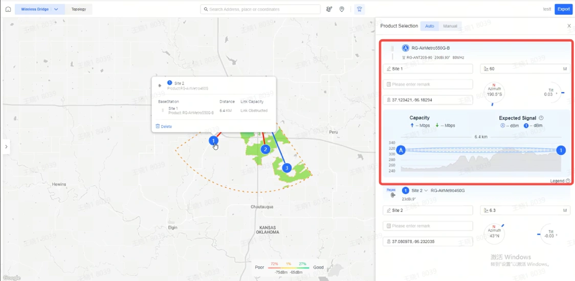 Як налаштувати теплову карту ШІ для бездротових мостів на Ruijie Cloud