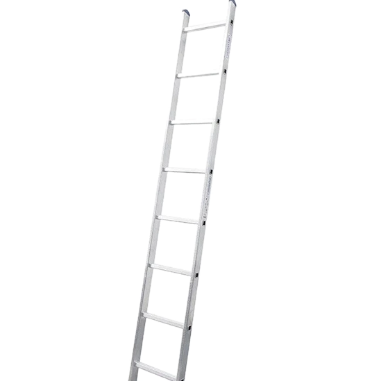 Алюминиевая односекционная лестница 8 ступеней