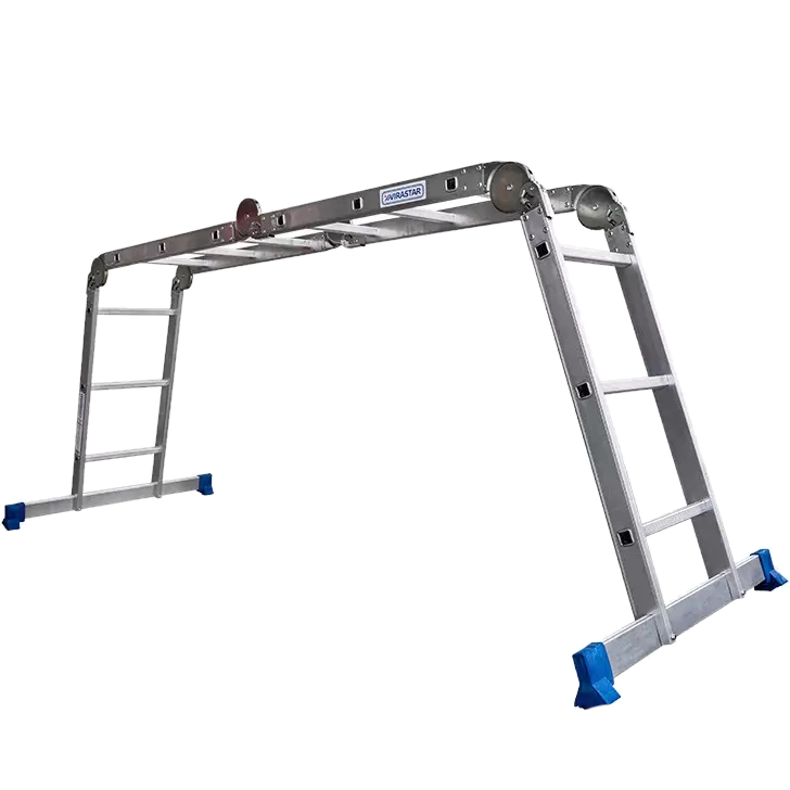 Шарнирная лестница-стремянка 4x3 ступеней