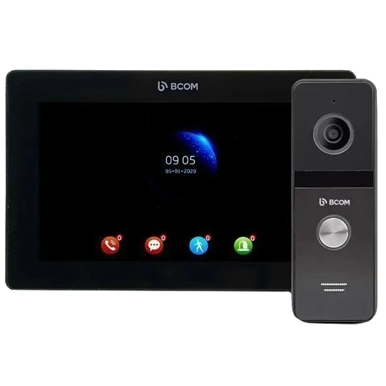 BCOM BD-770FHD Black Kit Комплект відеодомофона