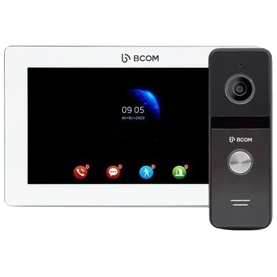 BCOM BD-770FHD White Kit Комплект відеодомофона
