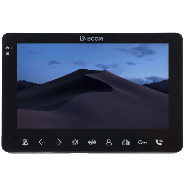 BCOM BD-780FHD Black Відеодомофон