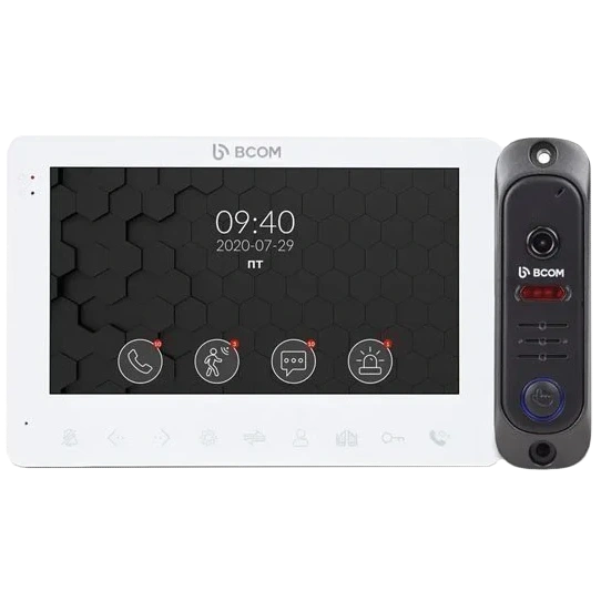 BCOM BD-780M White Kit Комплект відеодомофона