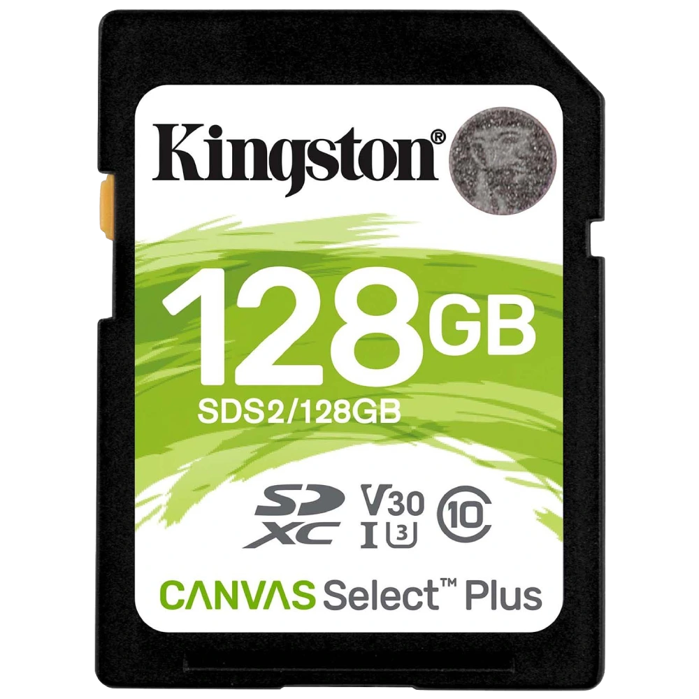 Kingston 128GB SDXC Canvas Select Plus 100R C10 UHS-I U3 V30 Модуль флеш-пам'яті