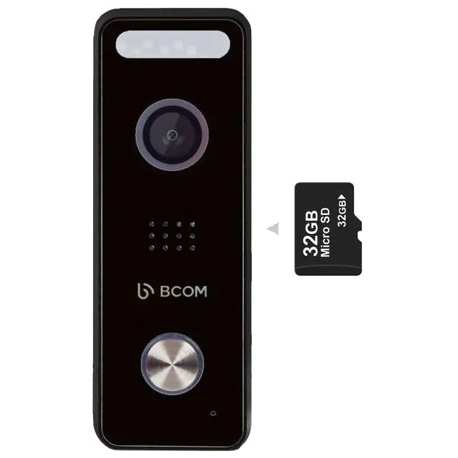 BCOM BT-400FHD/T Black SD Виклична панель