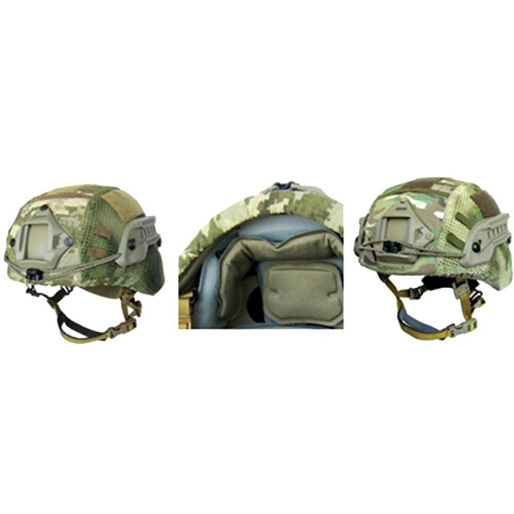 Чехол для шлема комбинированный (ткань+сетка) мультикам, размер L