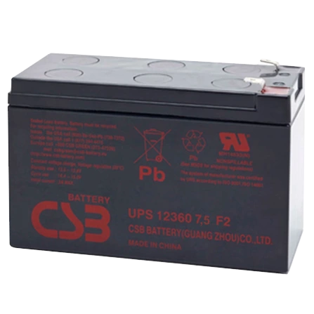 CSB UPS12360 12V7.5Ah