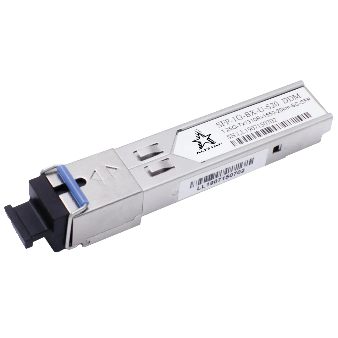 ALISTAR SFP-1G-BX-U-S20 SFP 1G 1SM WDM SC 20KM TX1310/RX1550nm DDM