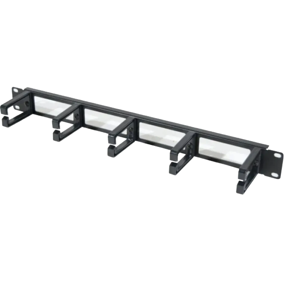 Менеджмент кабеля 19" с 5 пластиковыми держателями