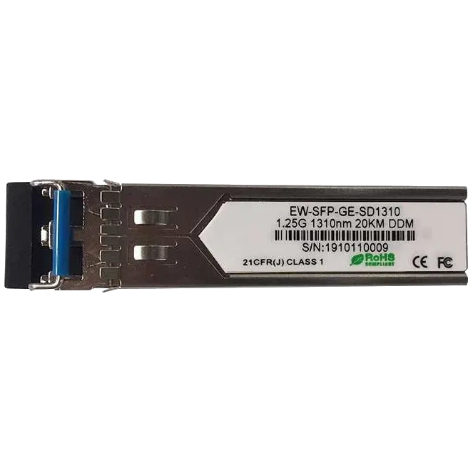 Ewind EW-SFP-GE-SD1310 155M, Single-mode Dual Fiber, 1310nm, 20km, LC connector