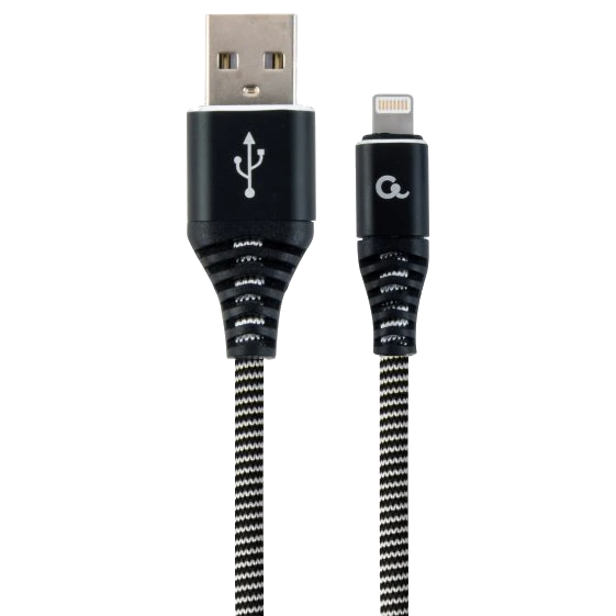 Cablexpert CC-USB2B-AMLM-2M-BW USB 2.0/Lightning 2м