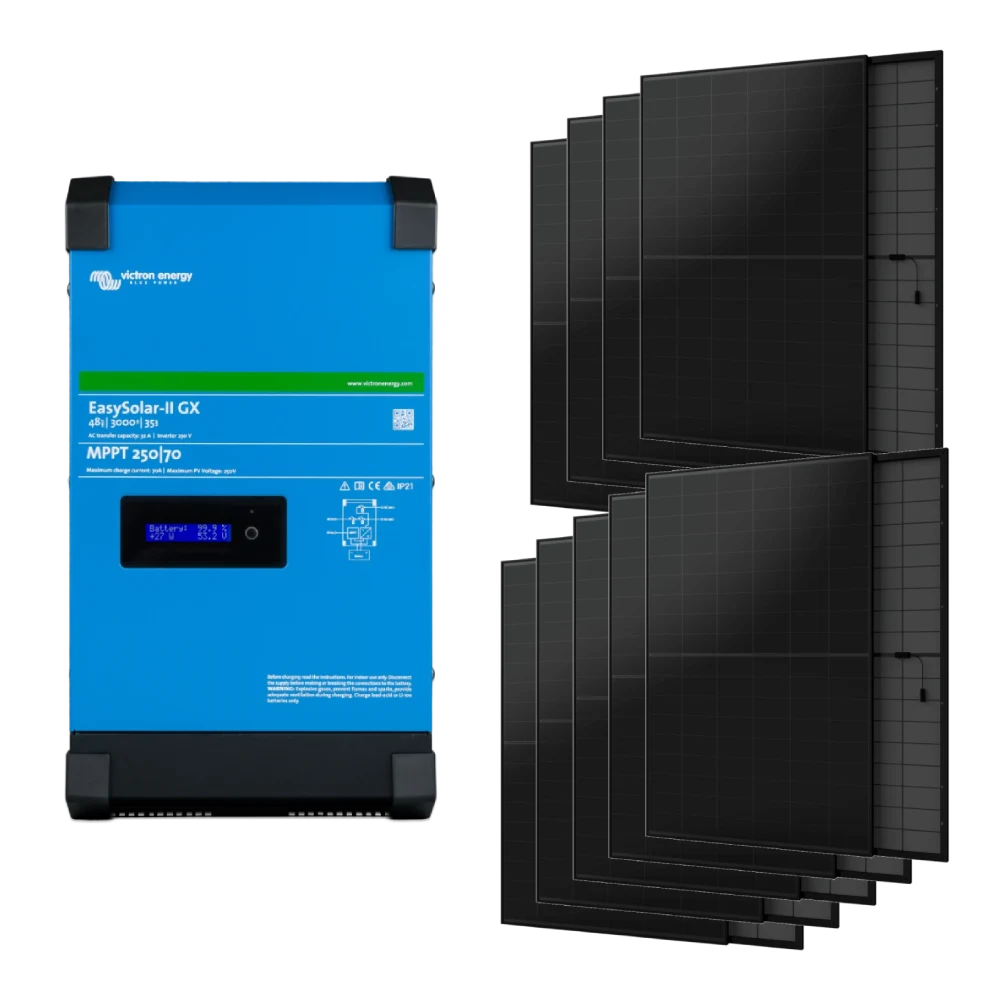 Victron Energy EasySolar-II GX 48/3000/35-32 + AIKO-A445-MAH54Mb 2.4 кВт