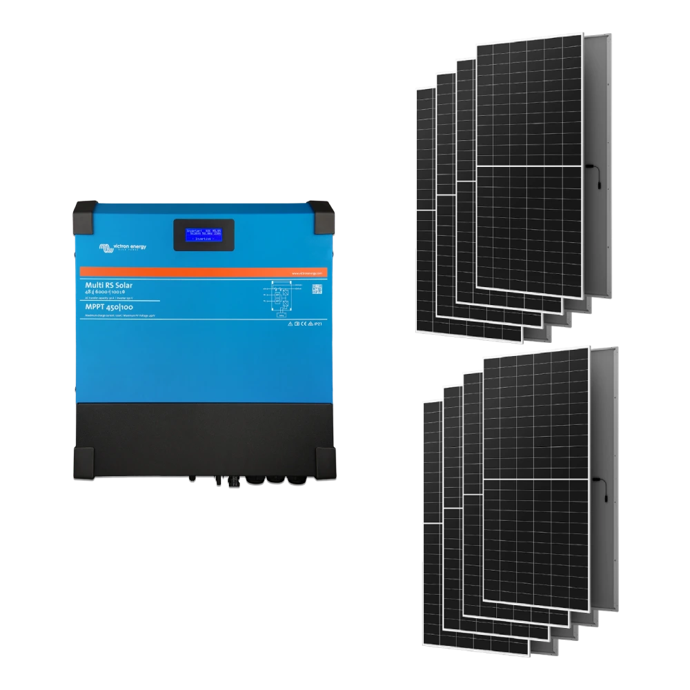 Victron Energy Multi RS Solar 48/6000/100-450/80 + AIKO G645-MCH72Dw 5.3 кВт