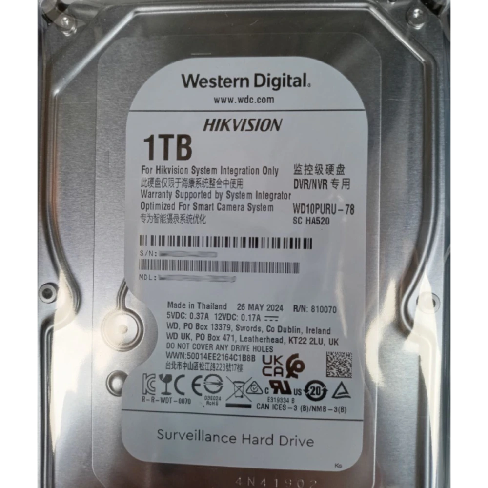 Western Digital WD10PURU-78 1Тб