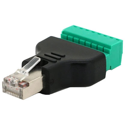 RJ-45(M) (8 контактів) з клемами під кабель