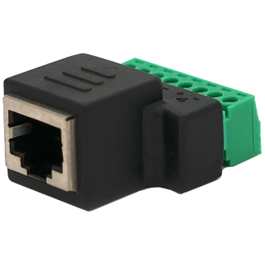 RJ-45(F) (8 контактів) з клемами під кабель