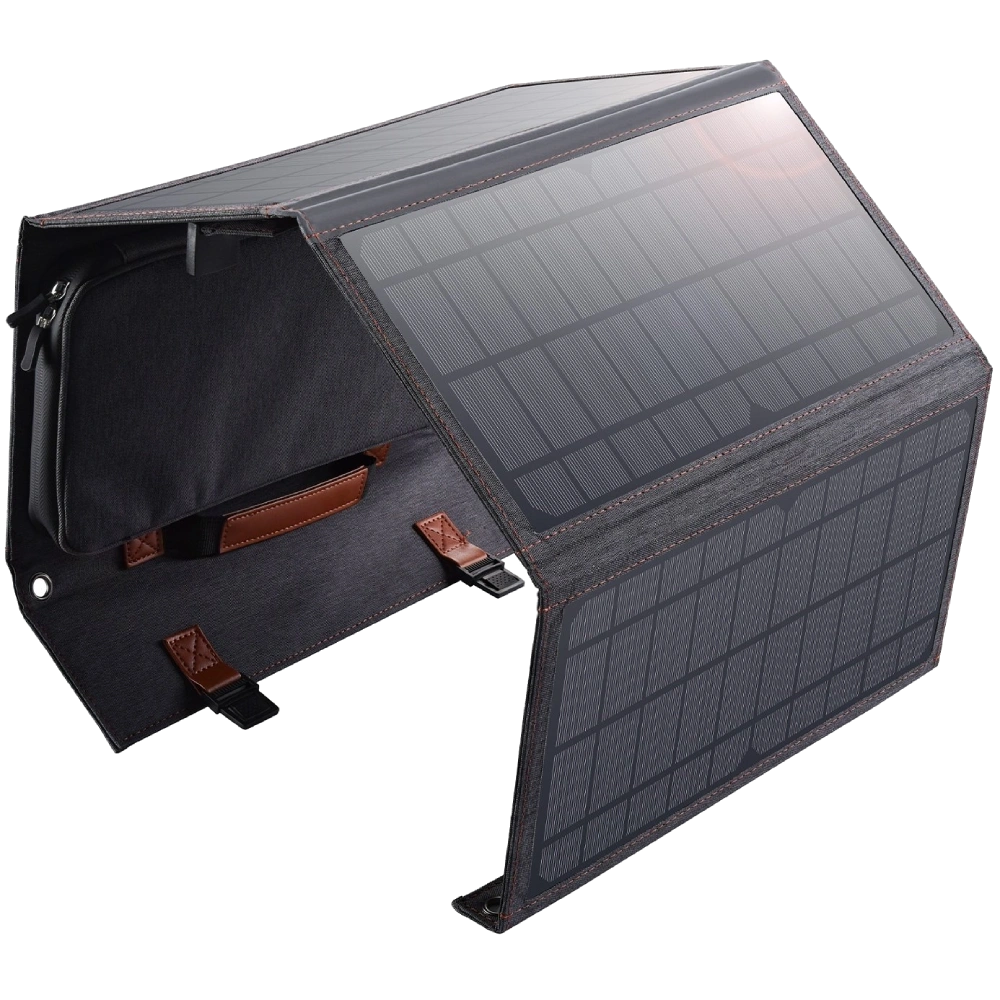 2E Портативна сонячна панель, 36 Вт зарядний пристрій, USB-С 20W, USB-A 18W
