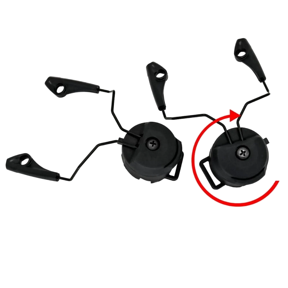 ACM Headset Helmet Rail Адаптер  для стрілкових навушників Howard Impact Sport