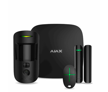 Ajax StarterKit Cam (чёрный) Комплект охоронної сигналізації