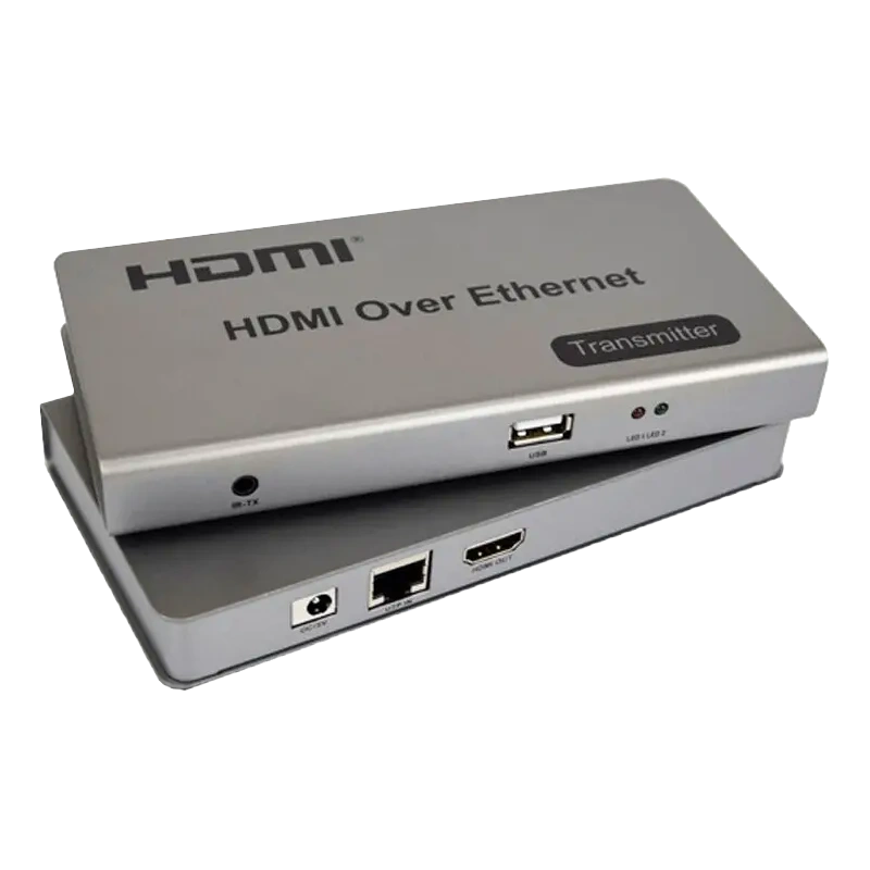 Активний приймач/передавач HDMI-USB +IR по RJ45 до 120 м