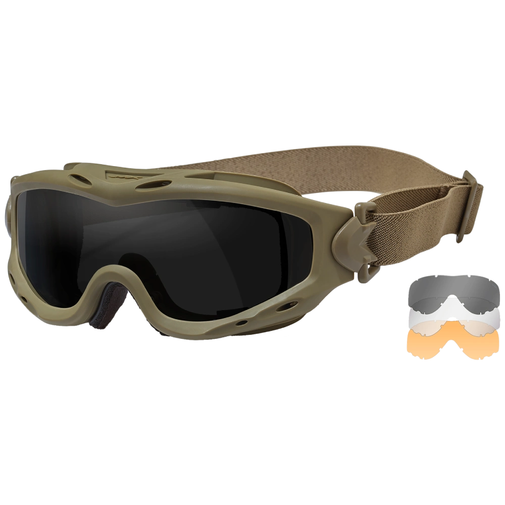 Защитные баллистические очки Серые/Прозрачные/Оранжевые линзы