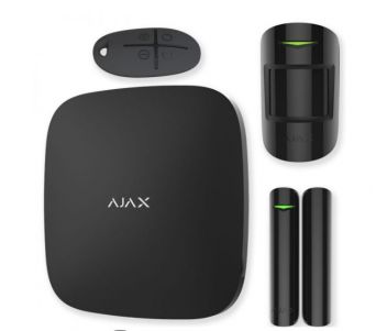StarterKit (black) Комплект бездротової сигналізації Ajax