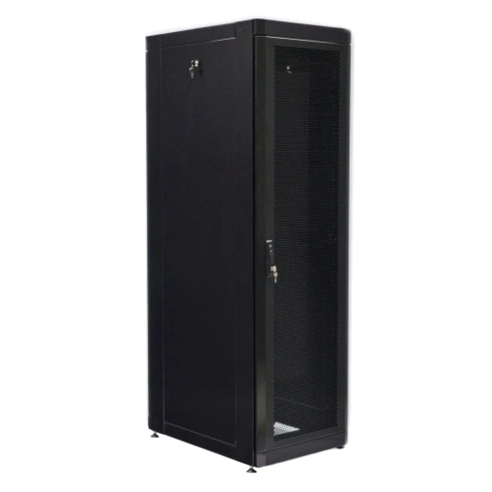 Шкаф 19" 42U, 610х865 мм (Ш*Г), усиленный, перфорированная дверь (66%), черный
