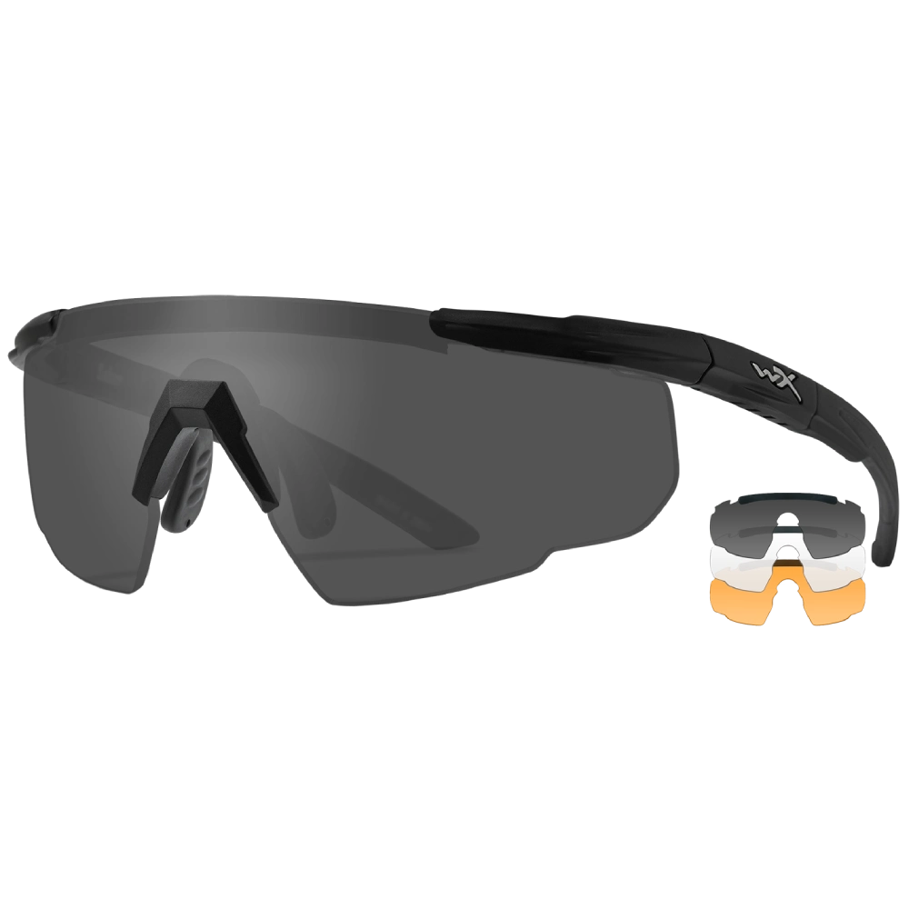 Защитные баллистические очки серые/прозрачные/оранжевые